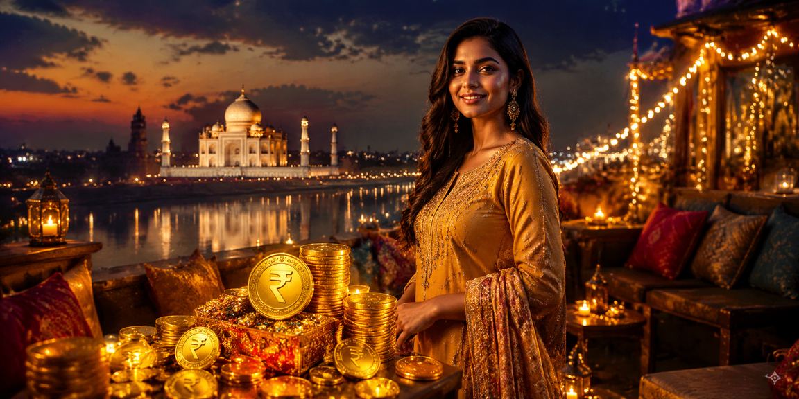 Professional live casino dealer at 1034 platform